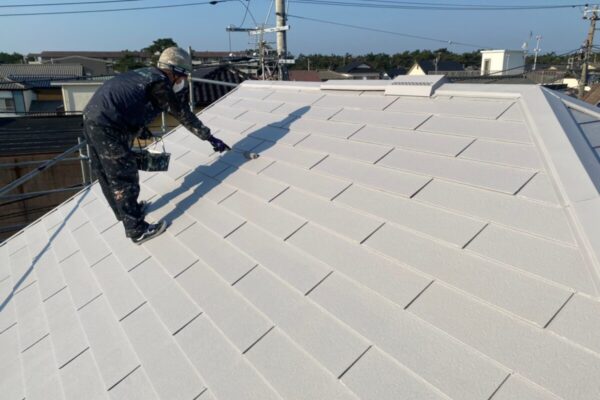 屋根塗装（ガイナ）施工後